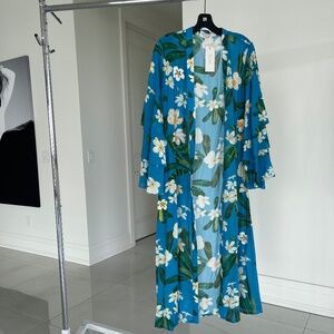 Verandah Hand-Beaded Kimono....NWT